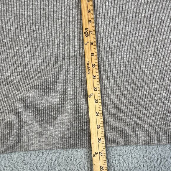 Free People Softly Structured Sweater Womens M Blue Yellow Gray Turtleneck Knit - Picture 9 of 13